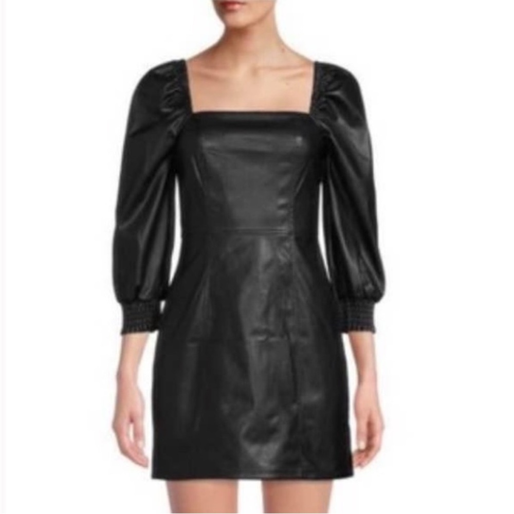 Black Leather Dress